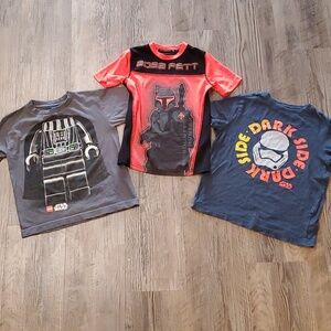 Star Wars Set of 3 Short Sleeve T-Shirt Size 5/6